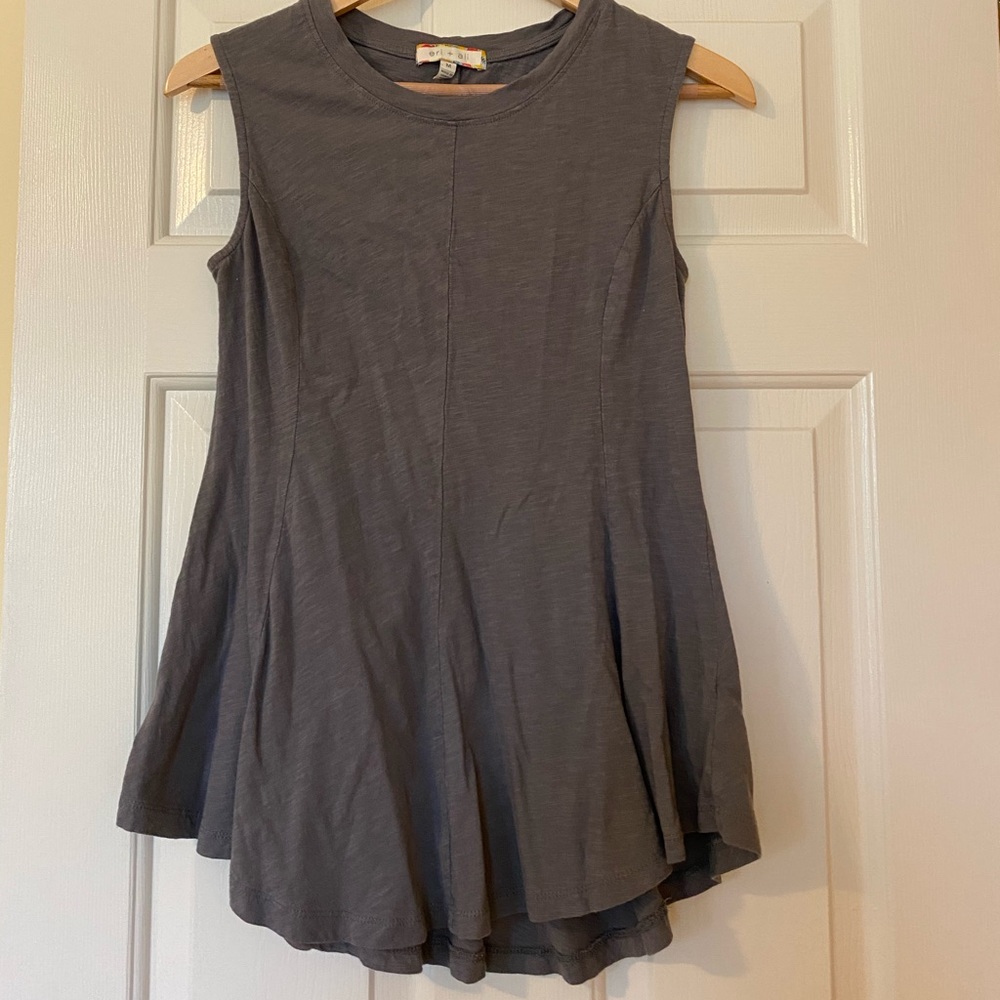 Anthropologie eri + ali Evie Sleeveless Peplum Top